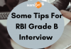 RBI Grade B Interview