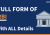 Full Form of RBI