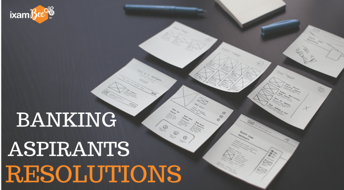 Resolutions for a banking aspirant