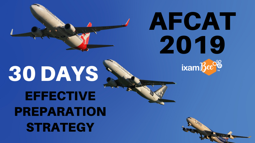 AFCAT 2019 30 Days Preparation Strategy