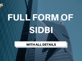 Full Form of SIDBI with all details