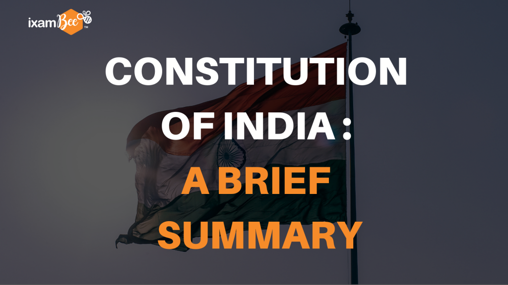 Constitution of India: a brief summary