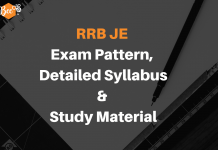 RRB JE 2019 Exam pattern, Detailed Syllabus and Study Material