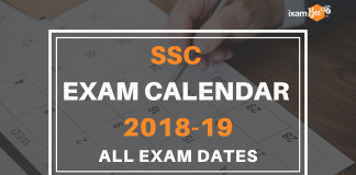 SSC Calendar 2018-19; All Revised Exam Dates
