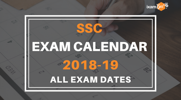 SSC Calendar 2018-19; All Revised Exam Dates