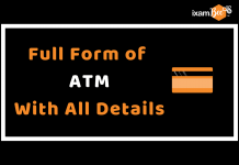 Full Form of ATM with all the details