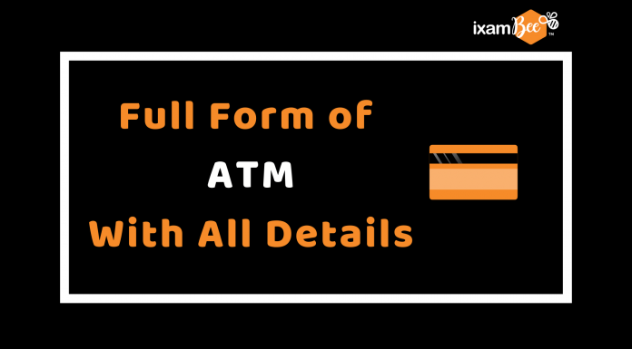 Full Form of ATM with all the details