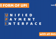 Full Form of UPI with all details