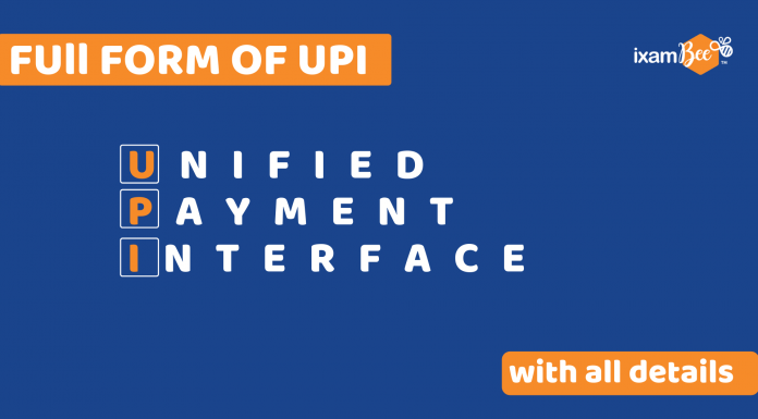 Full Form of UPI with all details