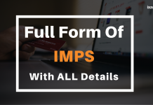 Full Form of IMPS with all other details
