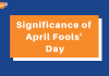 Importanc of April Fools' Day