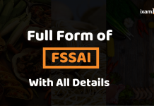 Full Form of FSSAI with all details