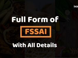 Full Form of FSSAI with all details