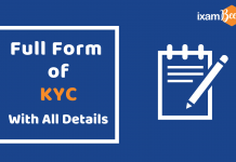 KYC Full Form with all details