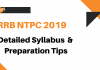 RRB NTPC Syllabus and Preparation
