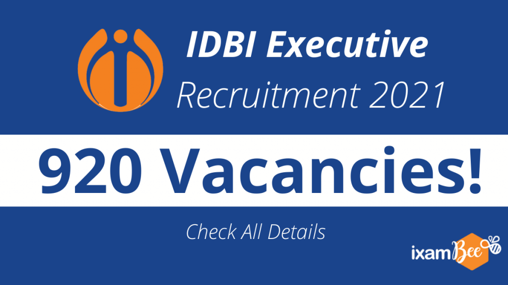 IDBI Executive Recruitment 2021