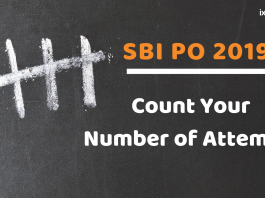 SBI PO Number of Attempts