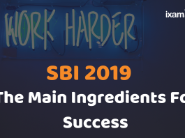 SBI PO& Clerk: The Main Ingredient for Success
