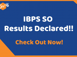 IBPS SO Results Declared
