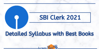 SBI Clerk Syllabus 2021