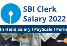 SBI Clerk Salary 2022