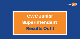CWC Junior Sup Results