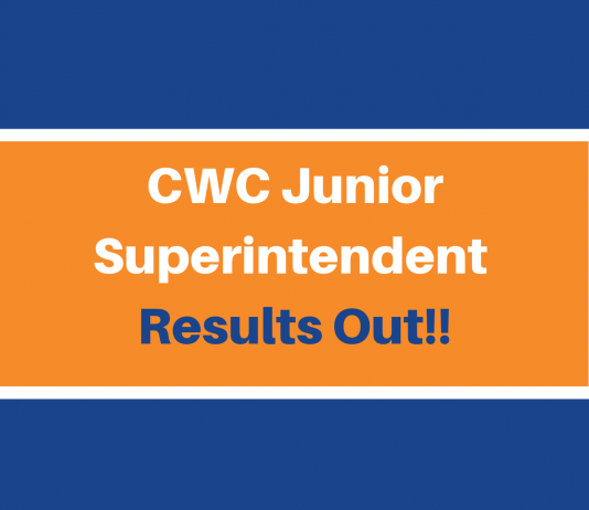 CWC Junior Sup Results