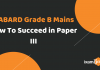 NABARD Grade B Mains Paper III