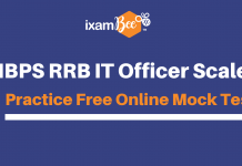 RRB IT Officer Free Mock Tests