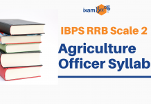 RRB Scale 2 Agriculture Officer Syllabus