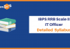 IBPS RRB Officer Scale II Syllabus