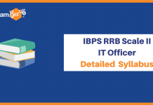 IBPS RRB Officer Scale II Syllabus