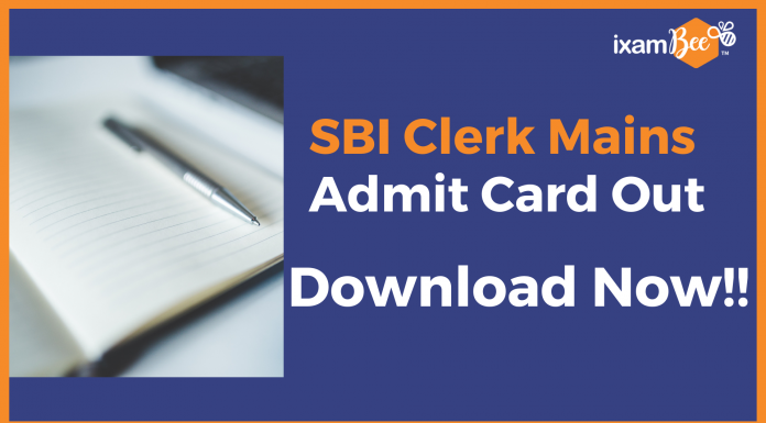 Download SBI Clerk Mains Admit Card