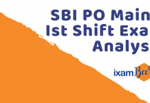 SBI PO Mains Ist Shift Analysis