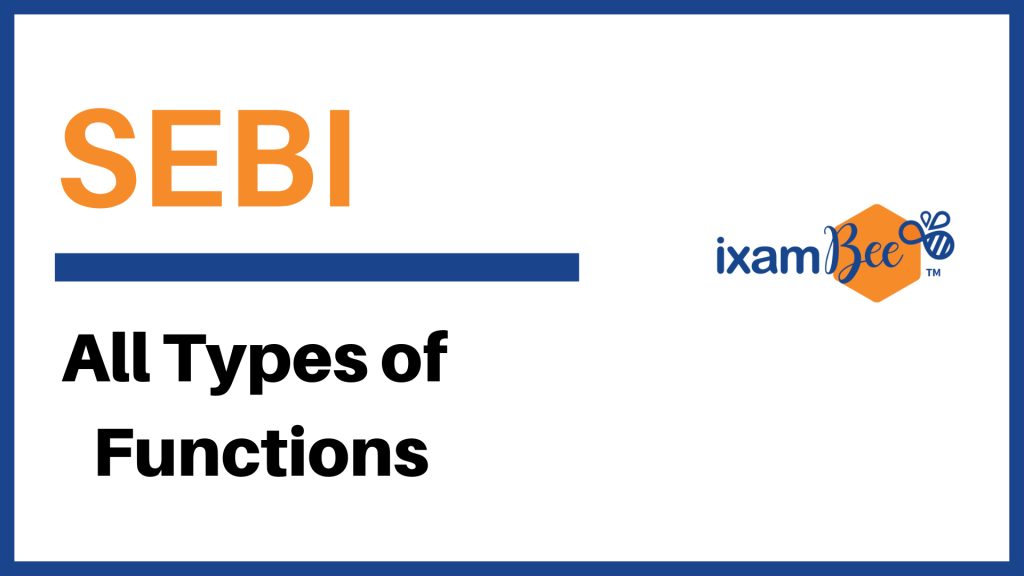 Functions of SEBI