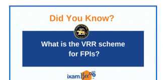 What is the VRR scheme for FPIs?