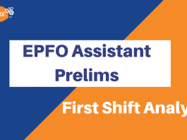 EPFO Assistant Prelims Analysis