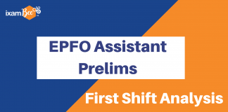 EPFO Assistant Prelims Analysis