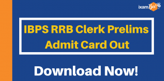 IBPS RRB Clerk Admit Card Released