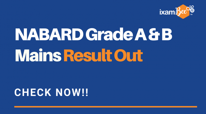 Nabard Grade A & B Mains Result