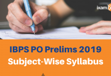 IBPS PO Prelims Subject-wise Syllabus