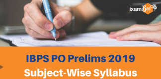 IBPS PO Prelims Subject-wise Syllabus