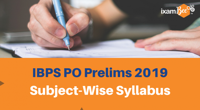 IBPS PO Prelims Subject-wise Syllabus