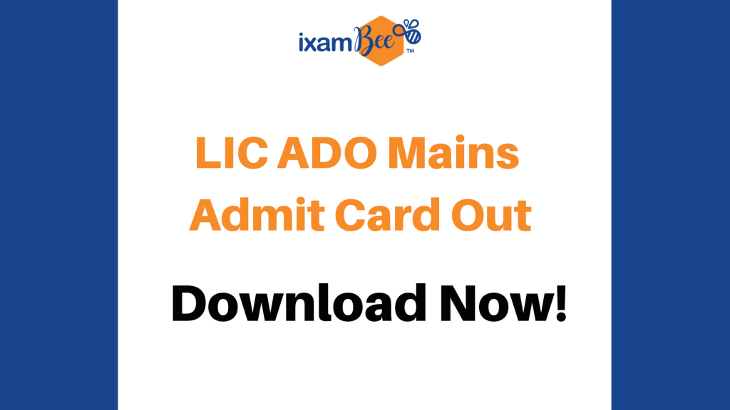 LIC ADO Admit Card Out