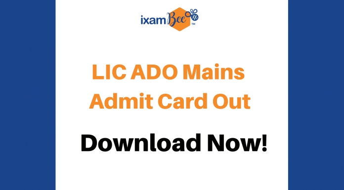 LIC ADO Admit Card Out