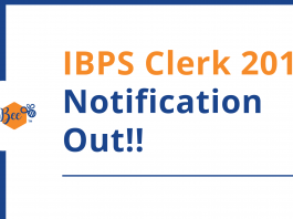 ibps clerk notification released