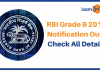 RBI 2019 Exam Notification