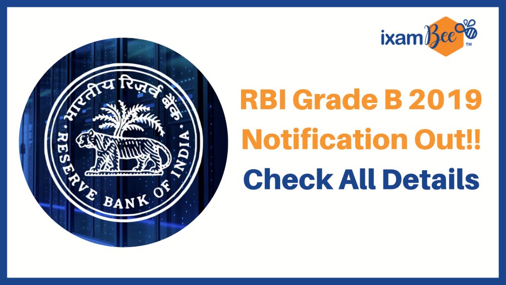 RBI 2019 Exam Notification