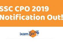 SSC CPO complete notificatin details