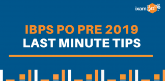 IBPS PO Prelims Last Minute Preparation Tips